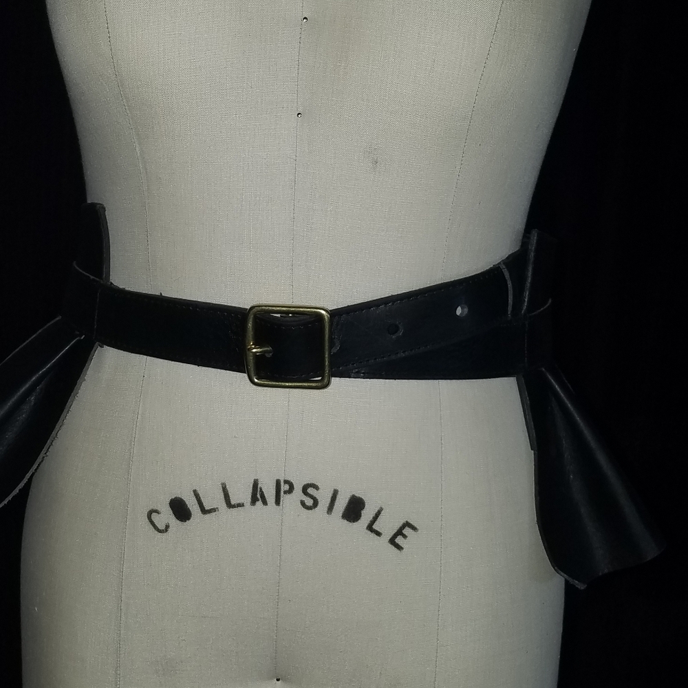 Brand new, rare all leather fanny pack corset belt - Picture 6 of 16